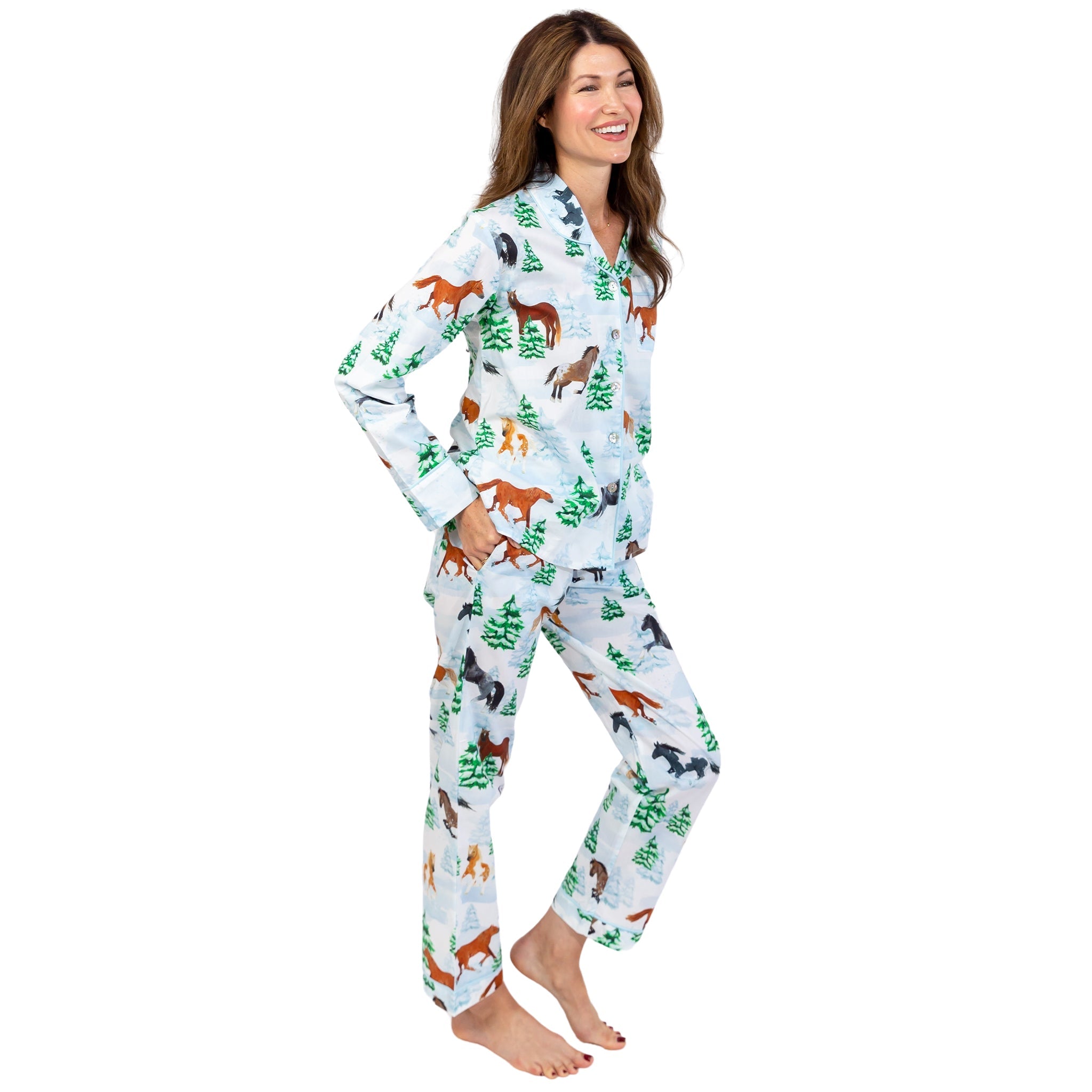 Women's Skydog Long Pj Set