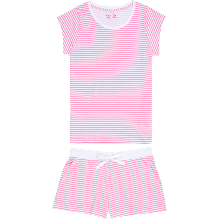 Women's Peony Jersey Short Sleeve Set