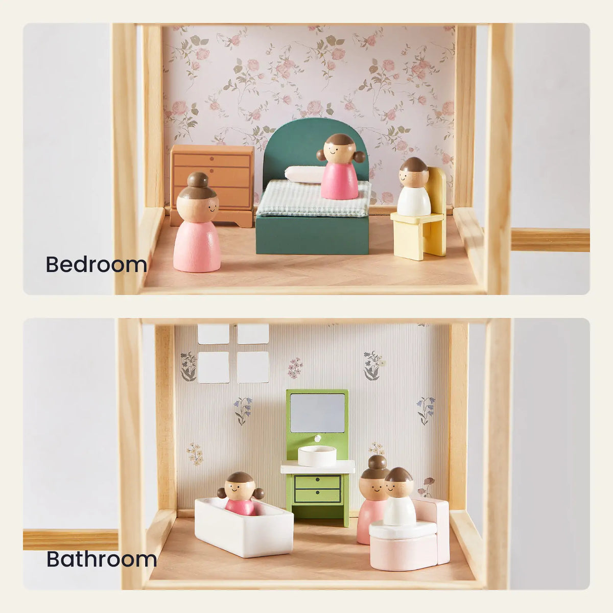 ® Sweetwood Dollhouse Without Dolls