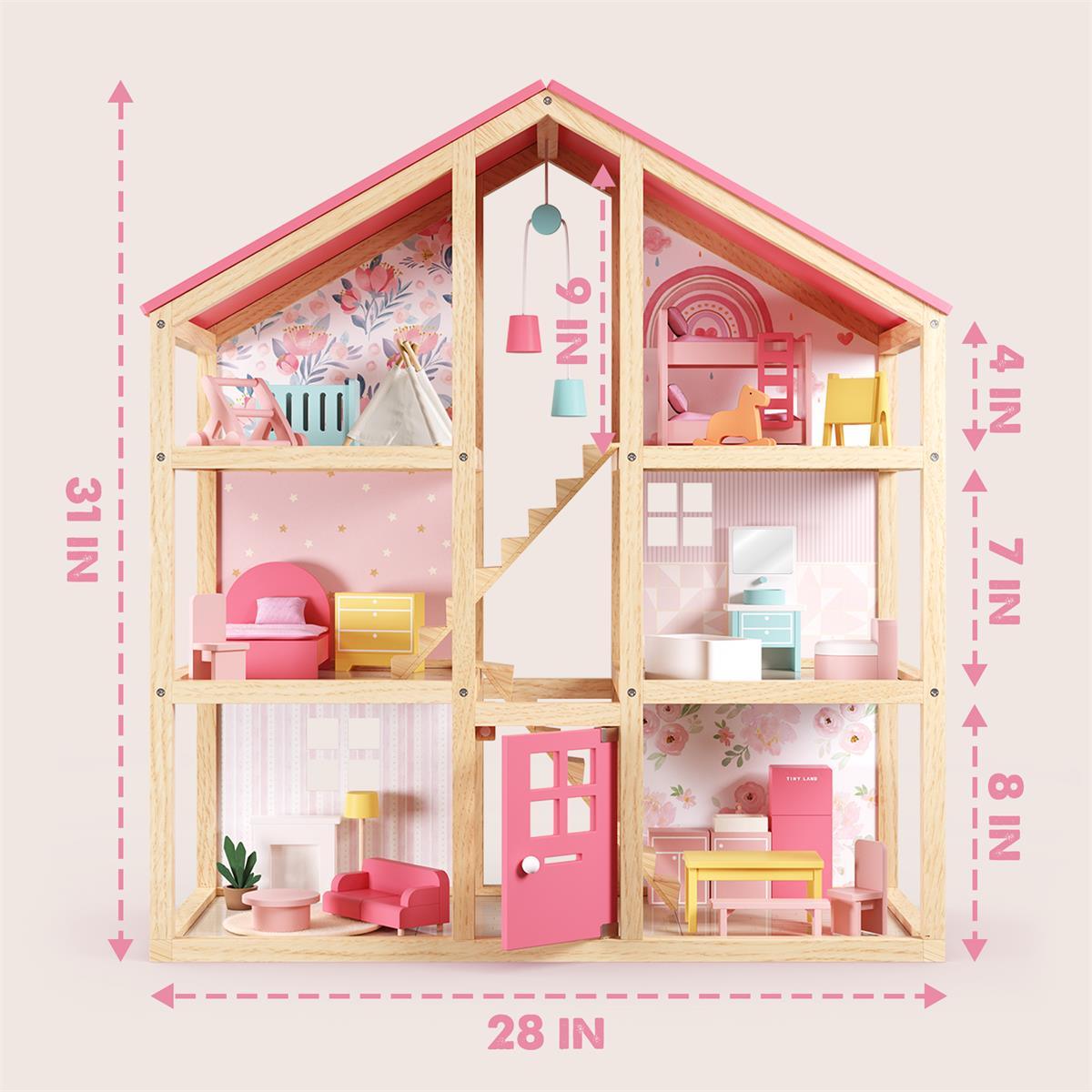 ® Sweetwood Dollhouse Without Dolls