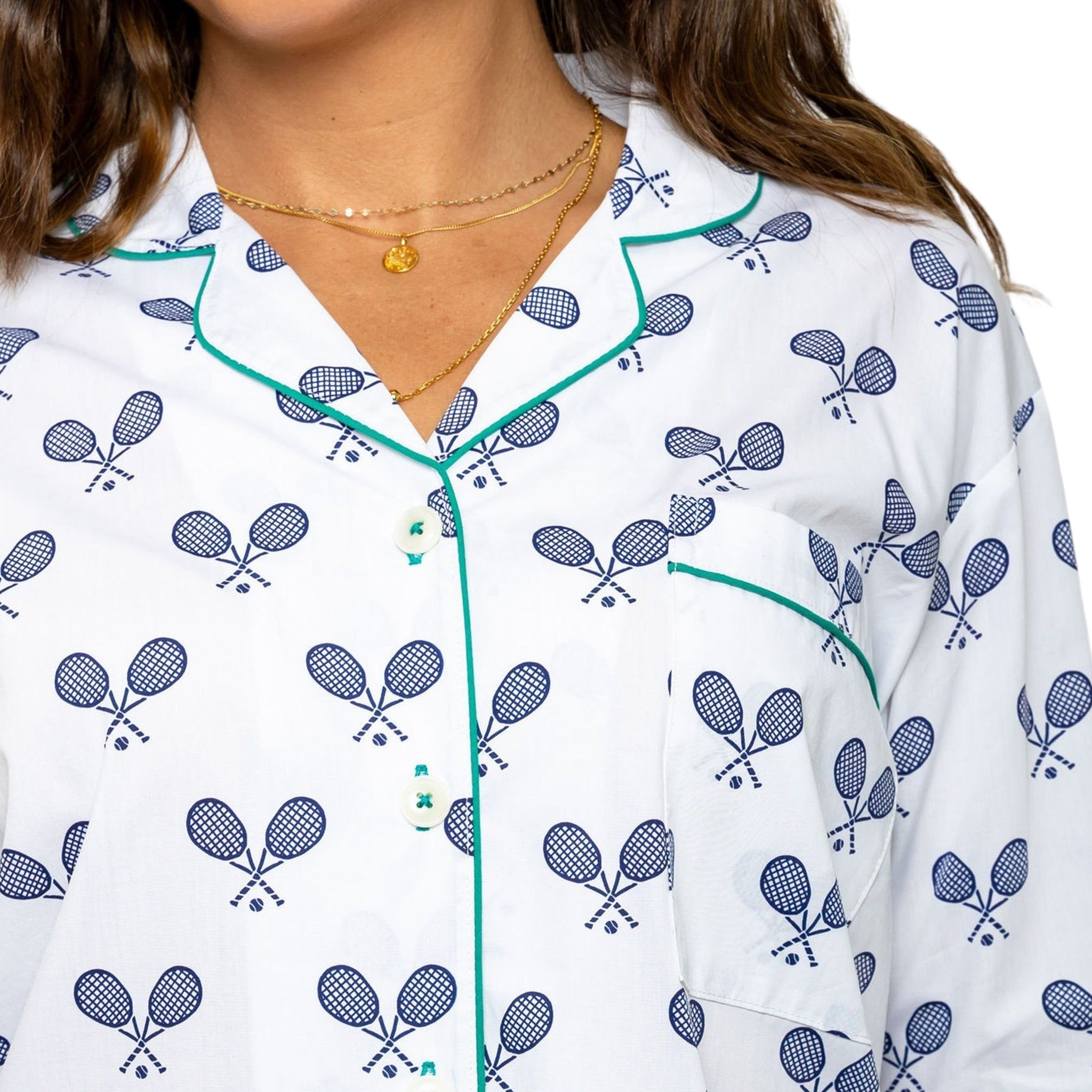 Women's Tennis Navy Night Shirt