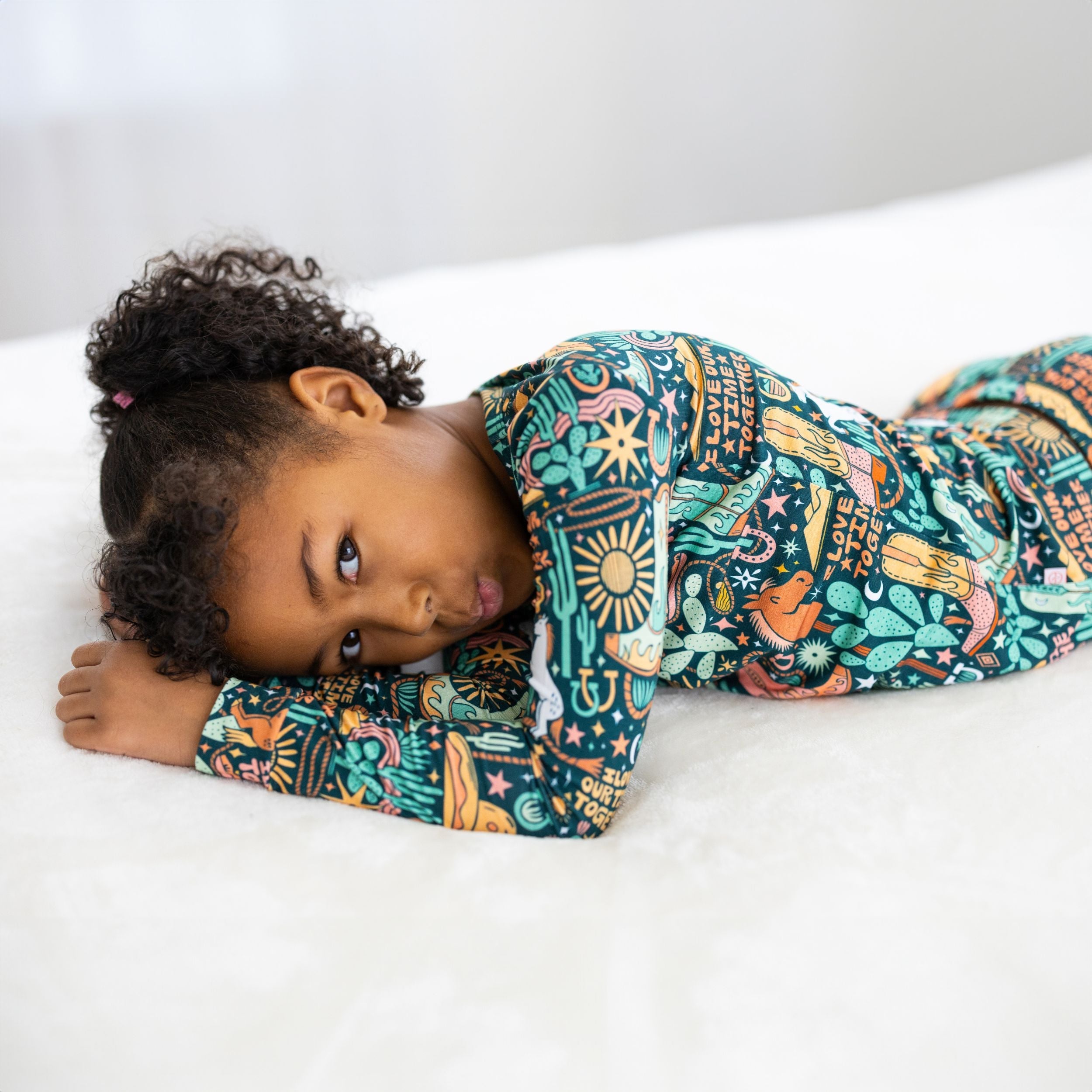 The Second-skin 2-piece Pajama | Wild West | "i Love Our Time Together"