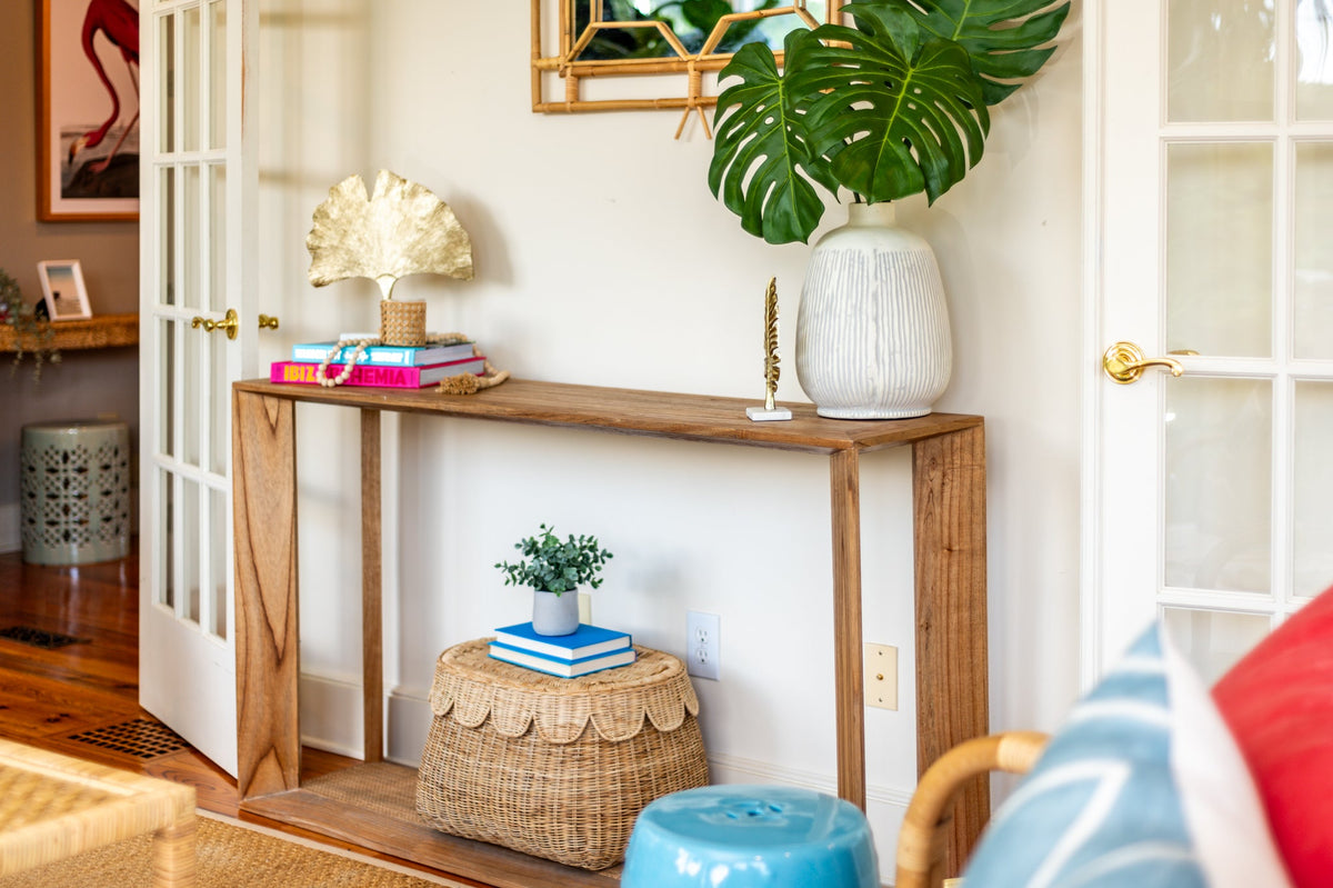 Scalloped Rattan Baskets - Multiple Sizes - Large