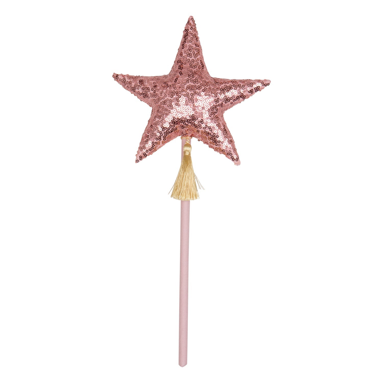 pink Sequins Crown And Wand Magic Set