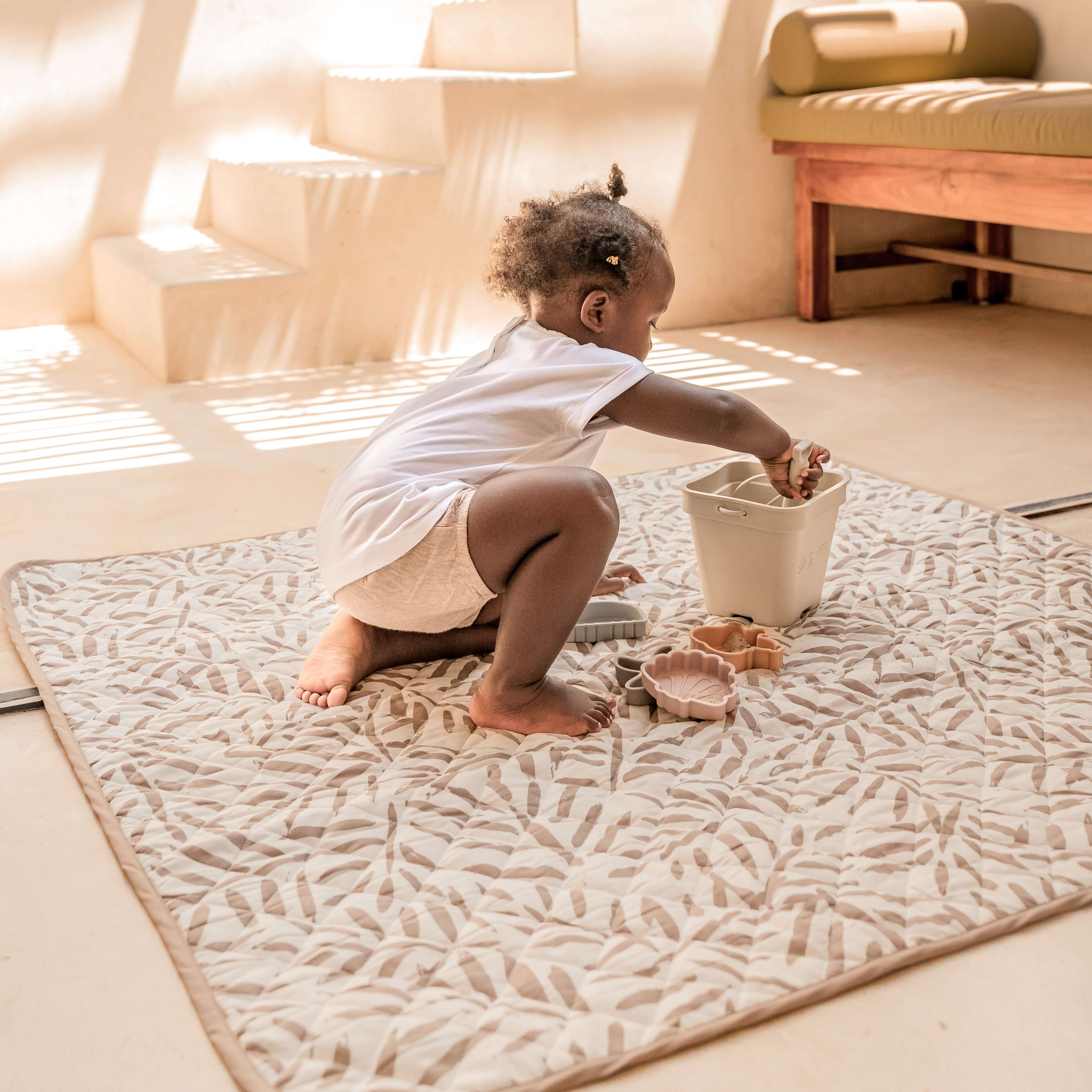 Portable Playmats | Ocean - Tan