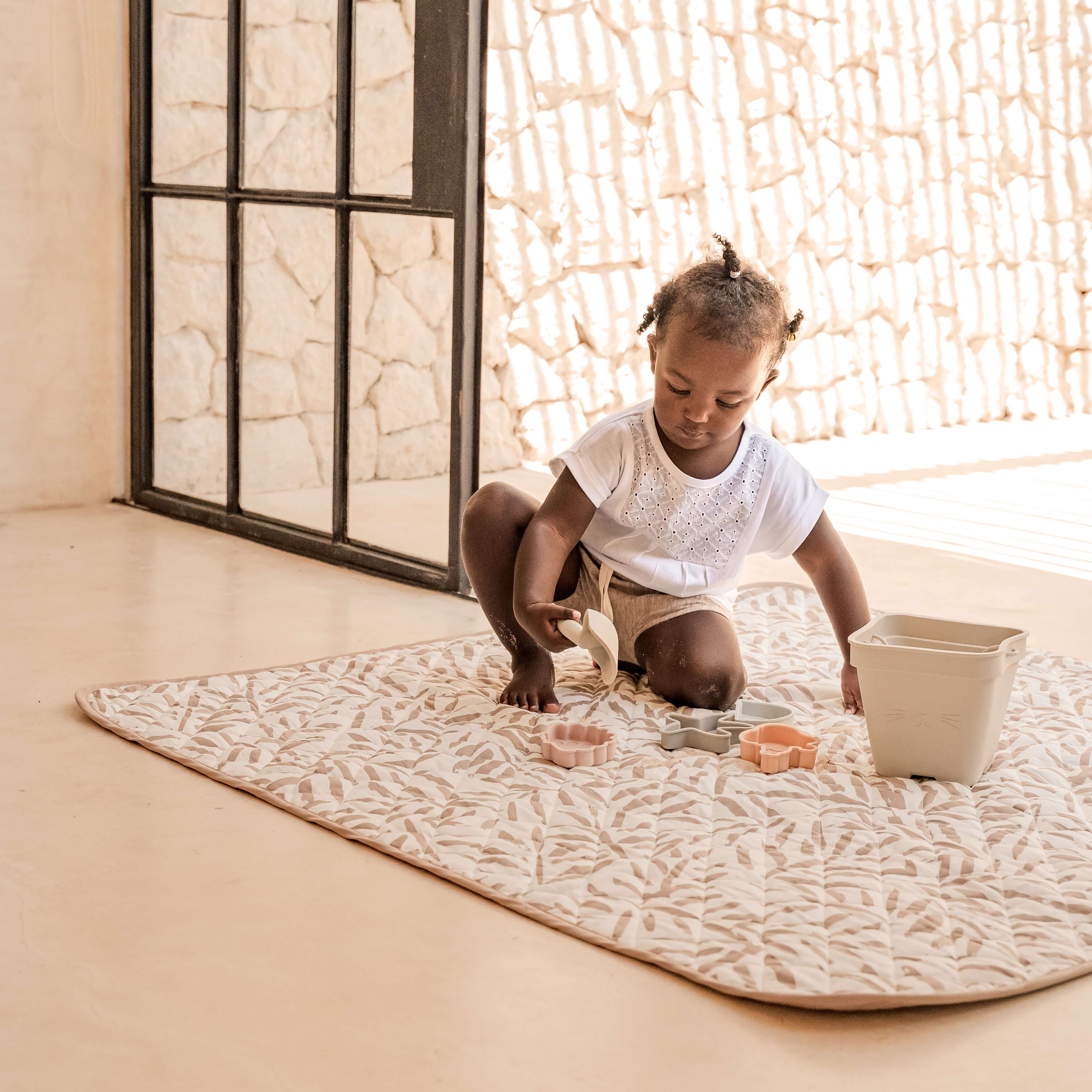 Portable Playmats | Ocean - Tan