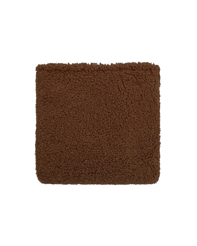 Warm Hazel Square Ottoman Extra Cover
