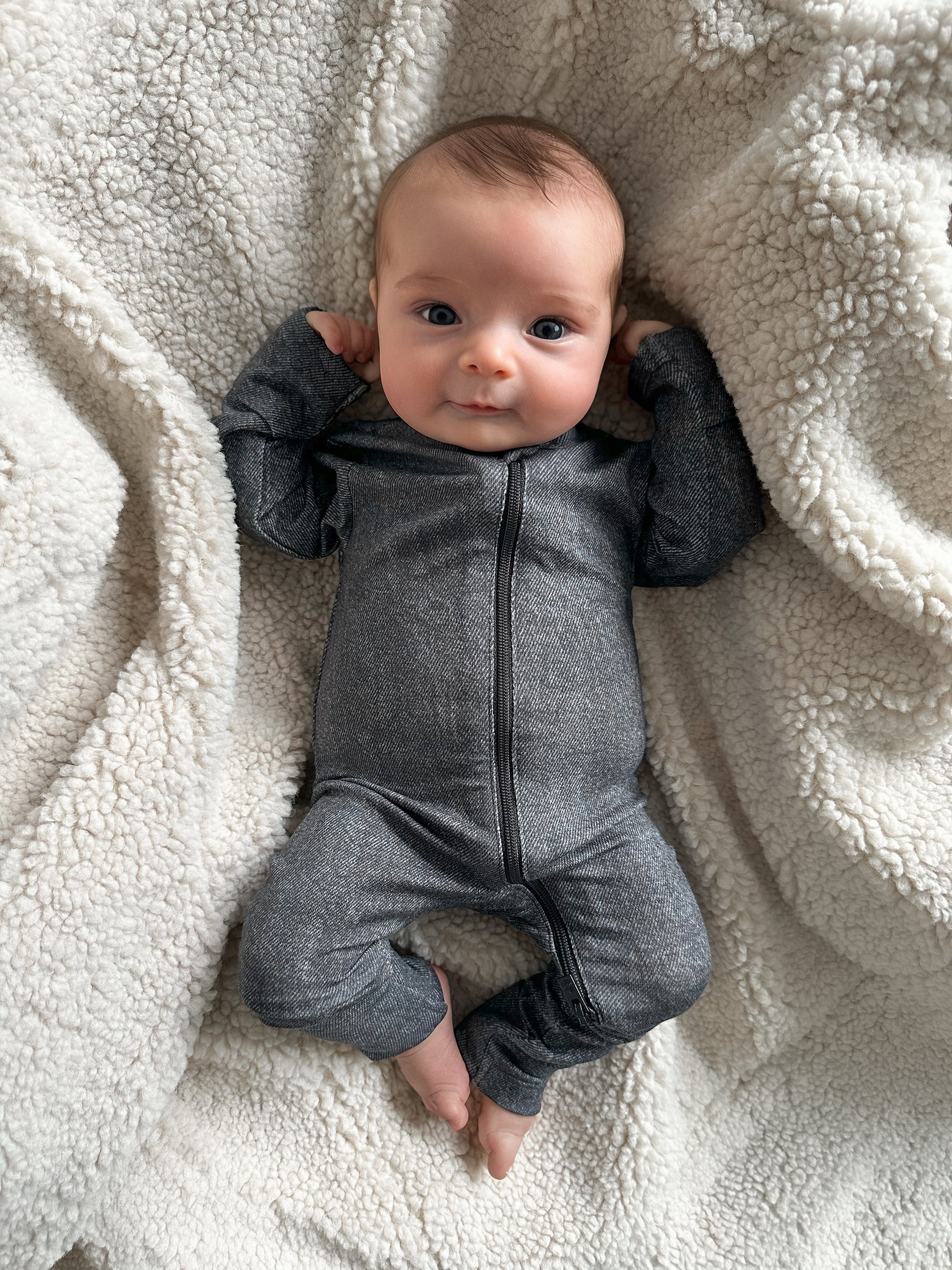 Washed Black Denim Print Luxie®