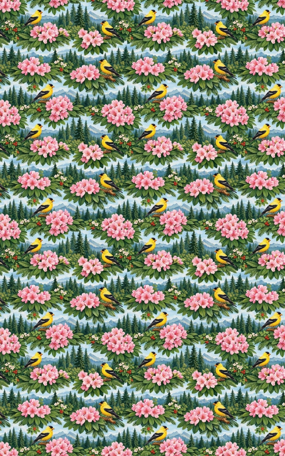 Washington Flora & Fauna Wrapping Paper
