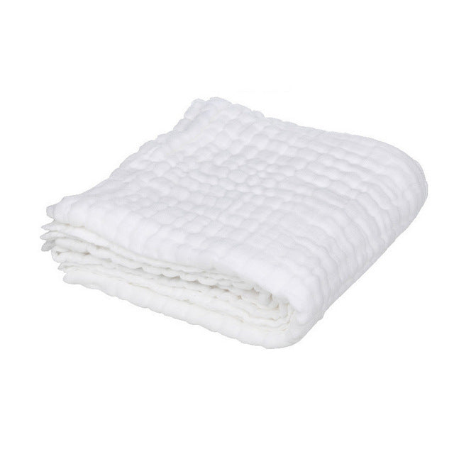 [ultra-soft] Six Layer Organic Cotton Muslin Quilt Throw Blanket Large