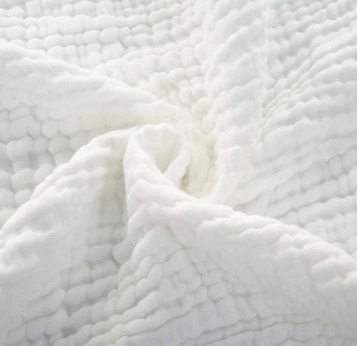 [ultra-soft] Six Layer Organic Cotton Muslin Quilt Throw Blanket Large