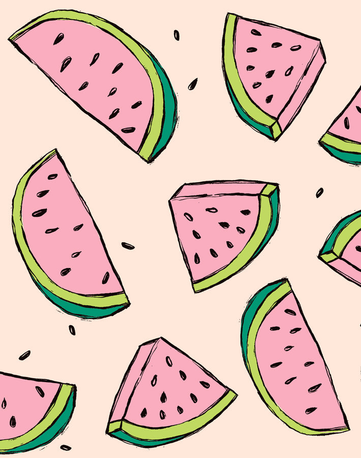 'watermelon' Wallpaper By Tea Collection - Peach