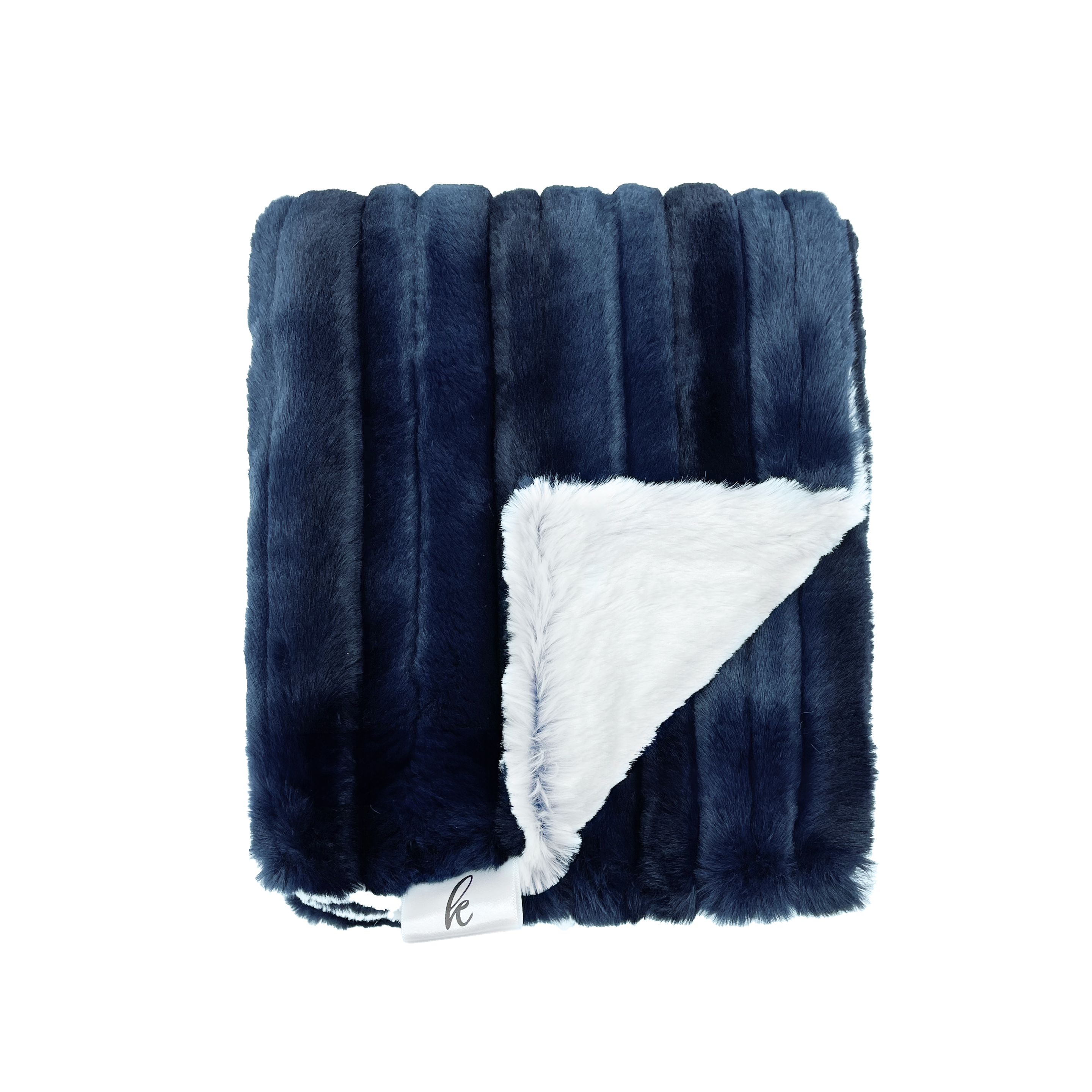 Wave Navy Blanket