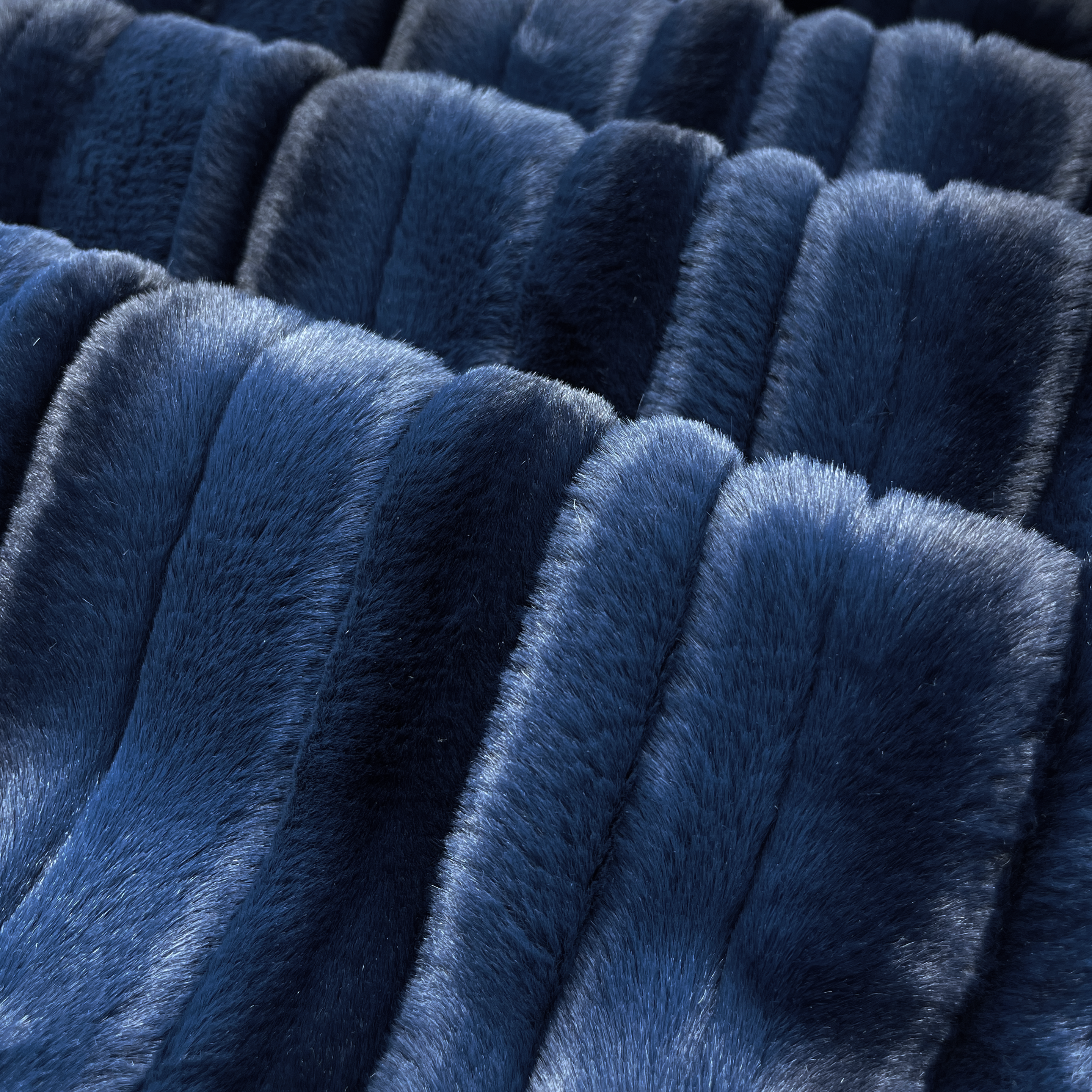 Wave Navy Blanket