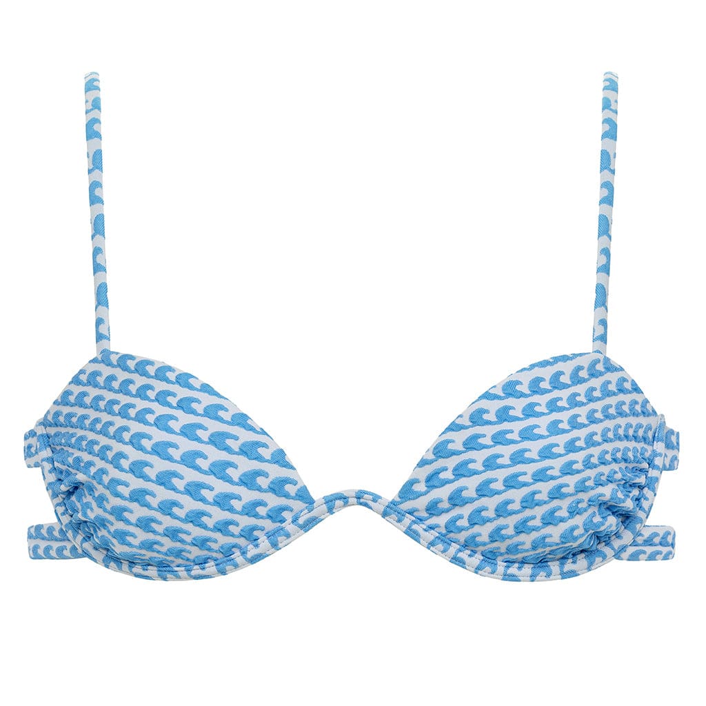 Wave Repeat Elany Bikini Top