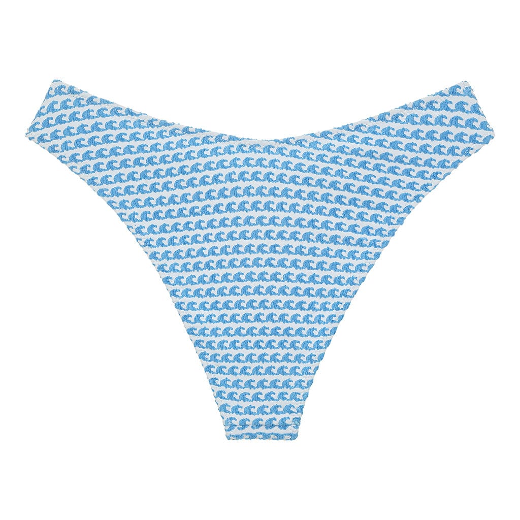 Wave Repeat Lulu (zig-zag Stitch) Bikini Bottom