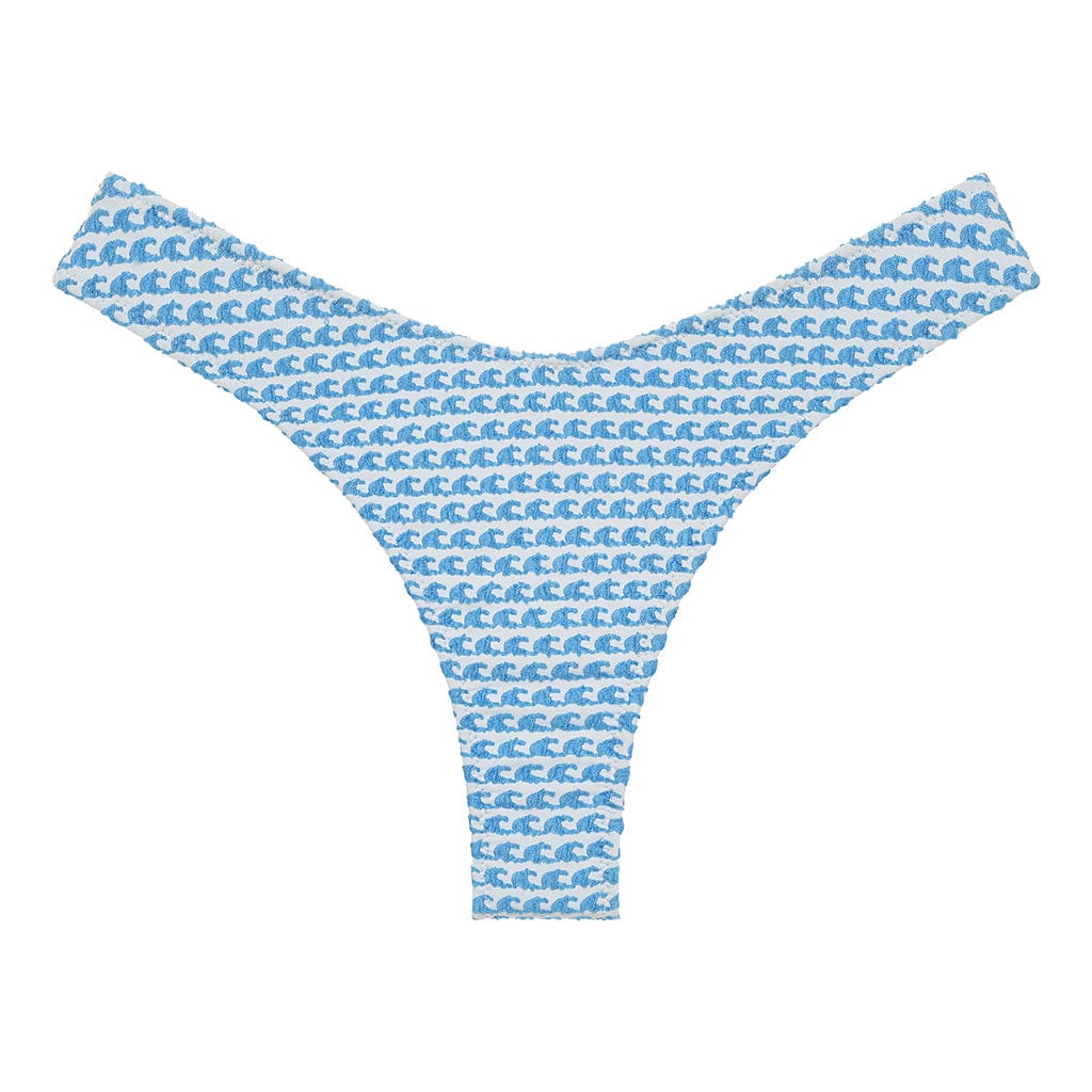 Wave Repeat Lulu (zig-zag Stitch) Bikini Bottom