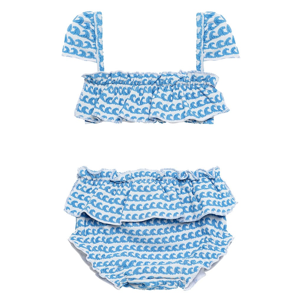 Wave Repeat Mini Cabana Bikini Set