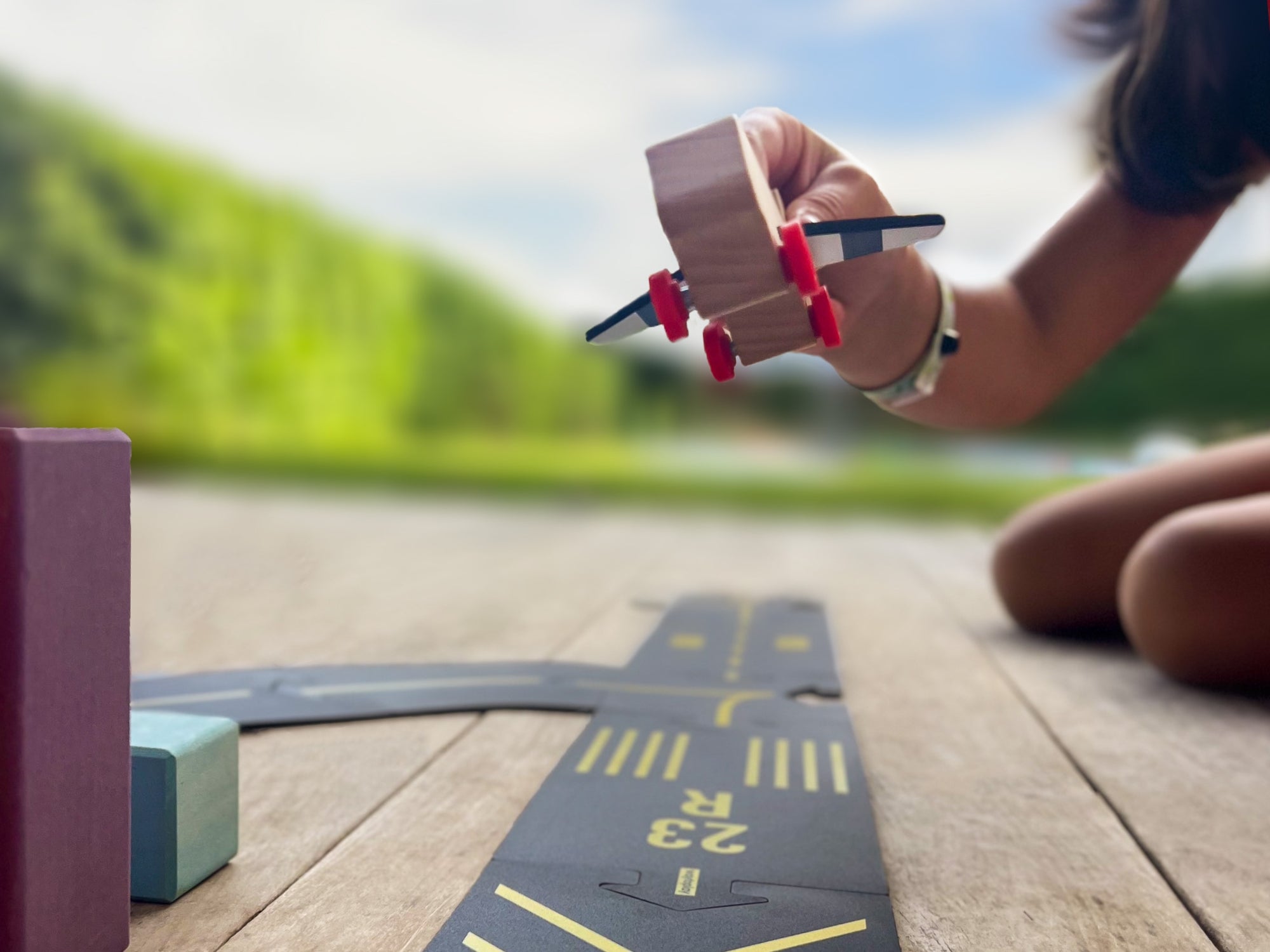 Road Track Toy Airport Runway