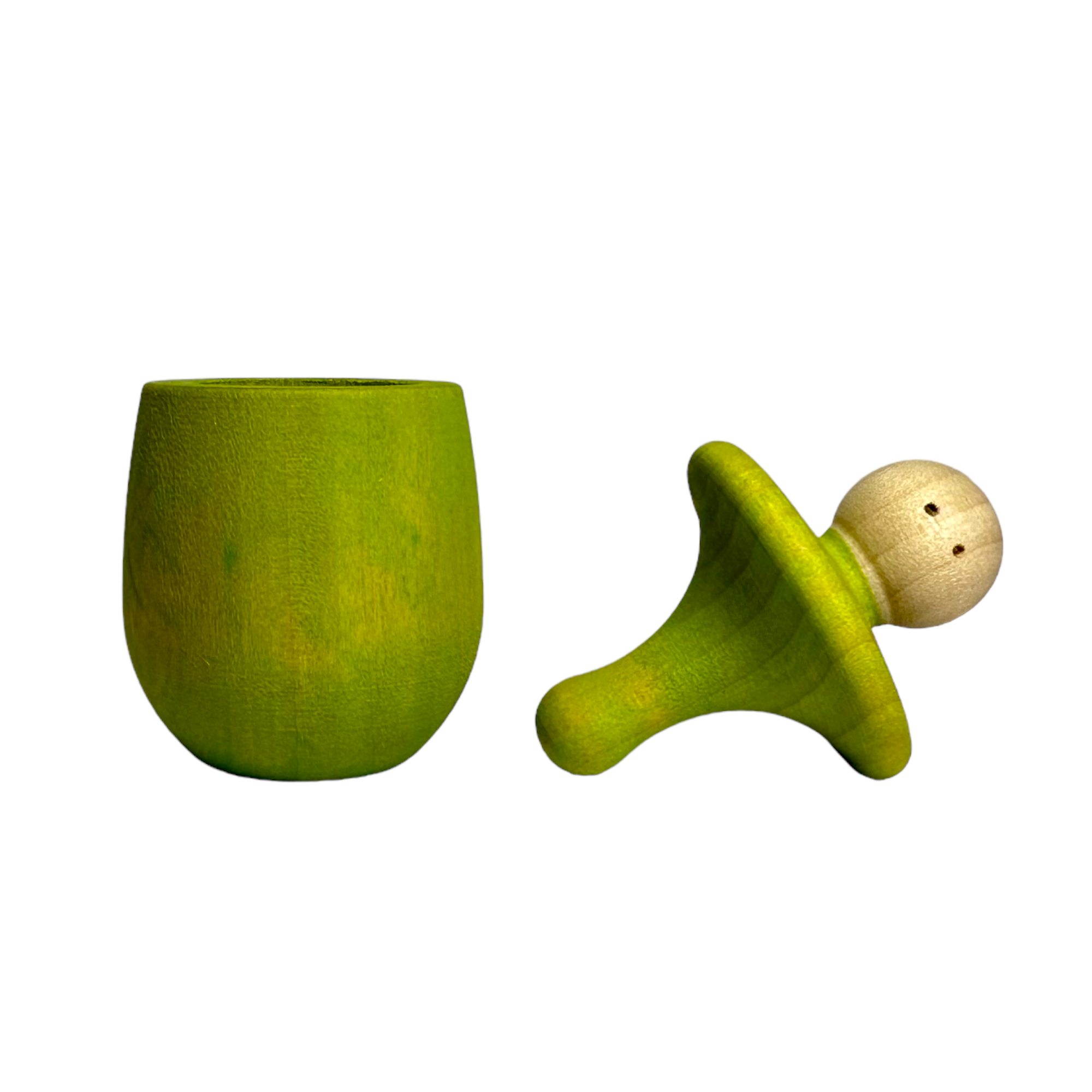 A Set Of 6 Stained Little Thing Wooden Treasure Box In Stained Pastel/macaron Colors