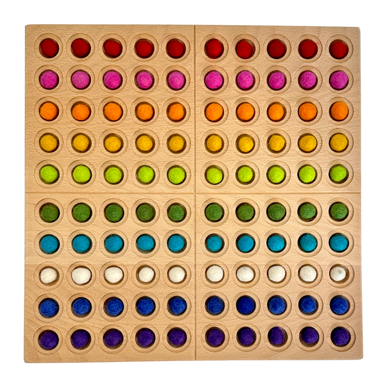 Hundred Frame Coin Pockets Set With Counting And Alphabet Coins