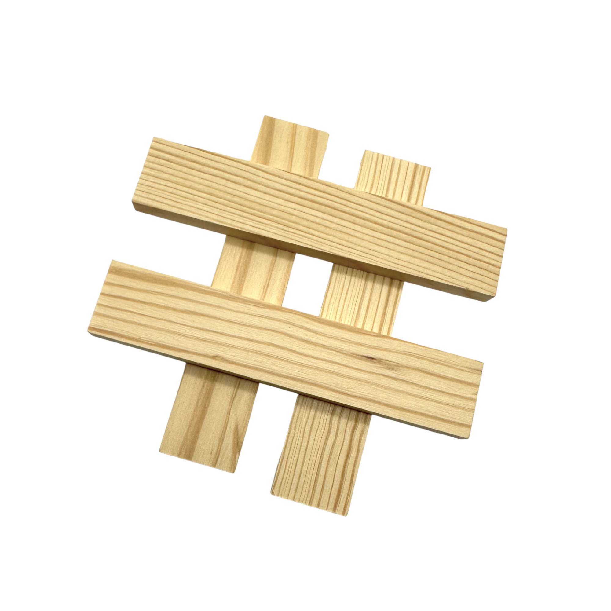 120 Pcs Natural Wooden Building Planks Set