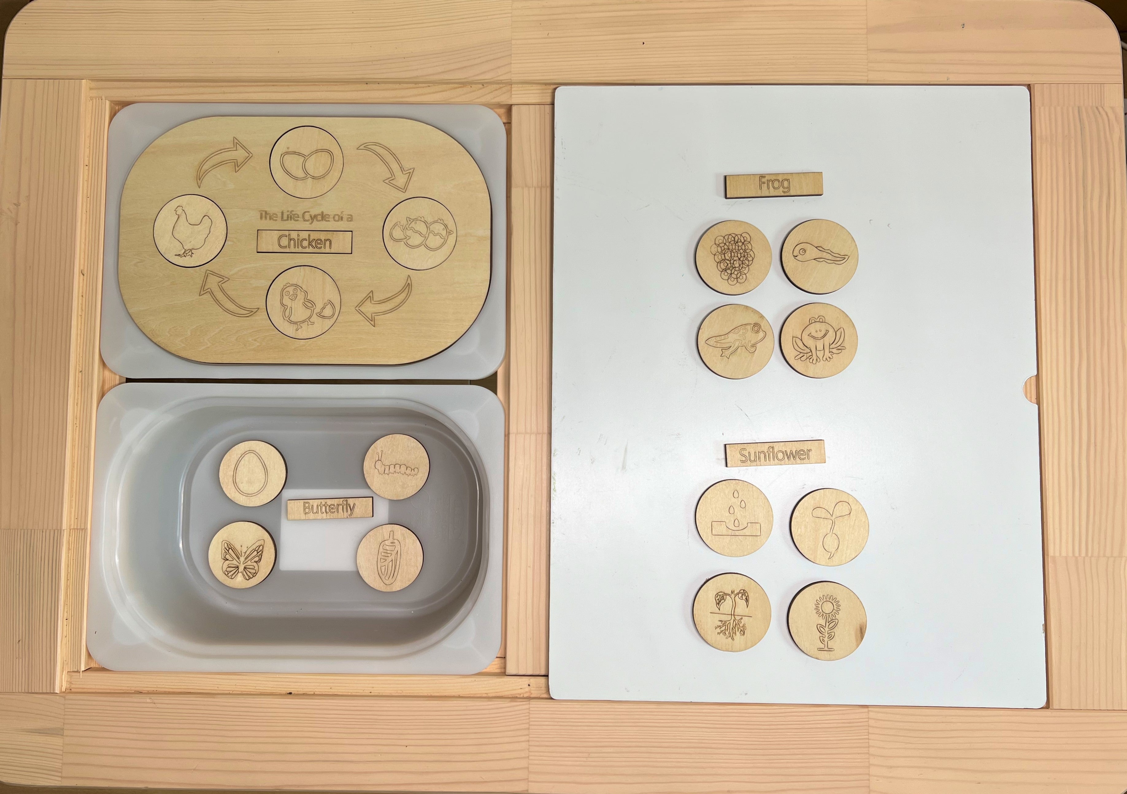 **pre-order (ships In 3-4 Weeks)**flisat Sensory Bin Insert Activity Board