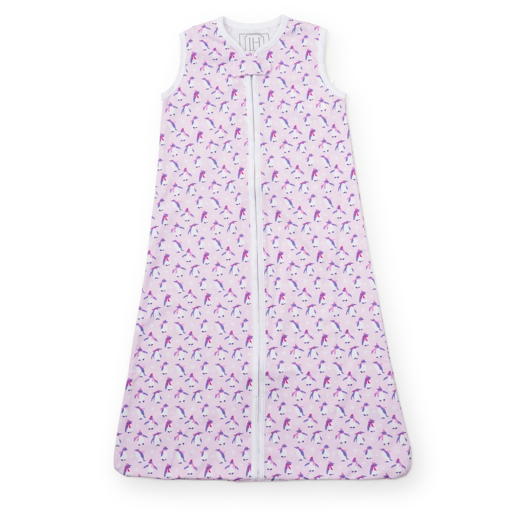 Wearable Girls' Blanket Penguin Party Pink