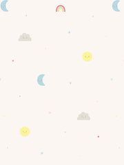'weather Icons' Wallpaper By Meri Meri - Cream