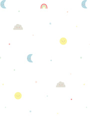'weather Icons' Wallpaper By Meri Meri - White