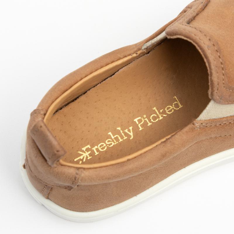 Weathered Brown Slip-on Sneaker