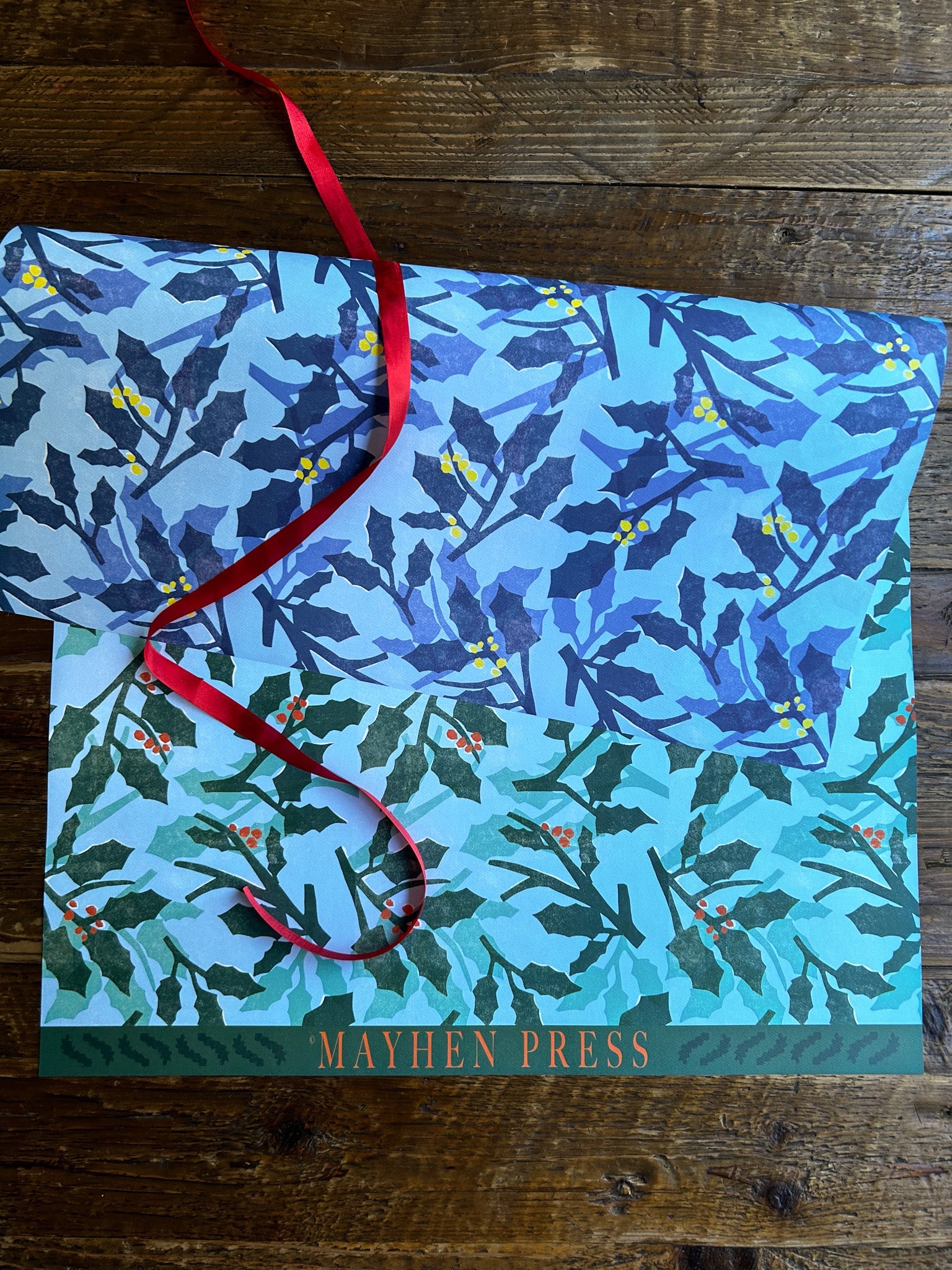 Holly And Berries Pattern Sheet