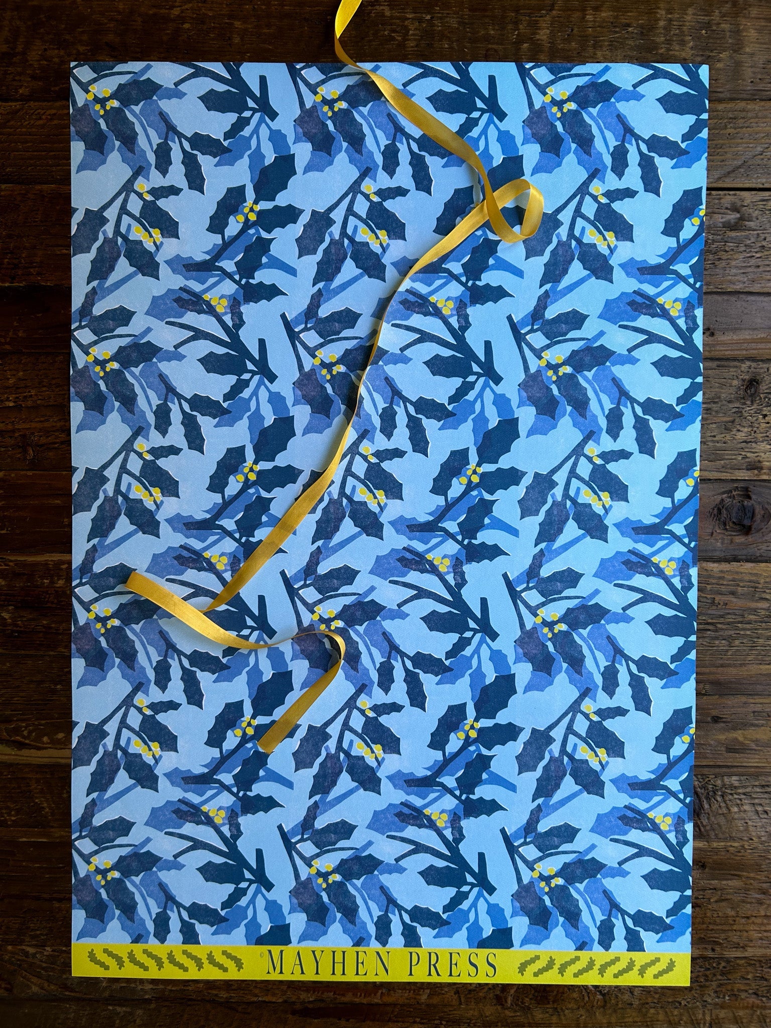 Holly And Berries Pattern Sheet