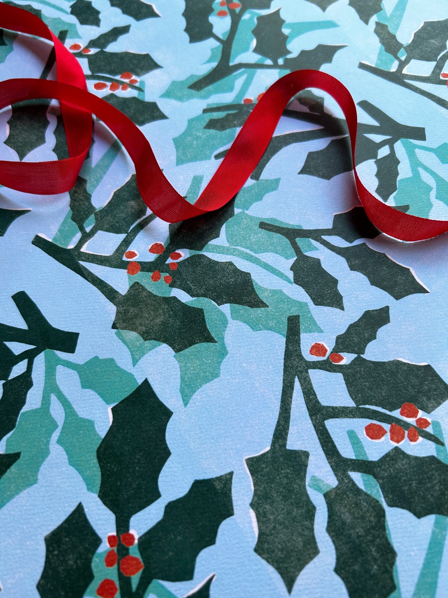 Holly And Berries Pattern Sheet