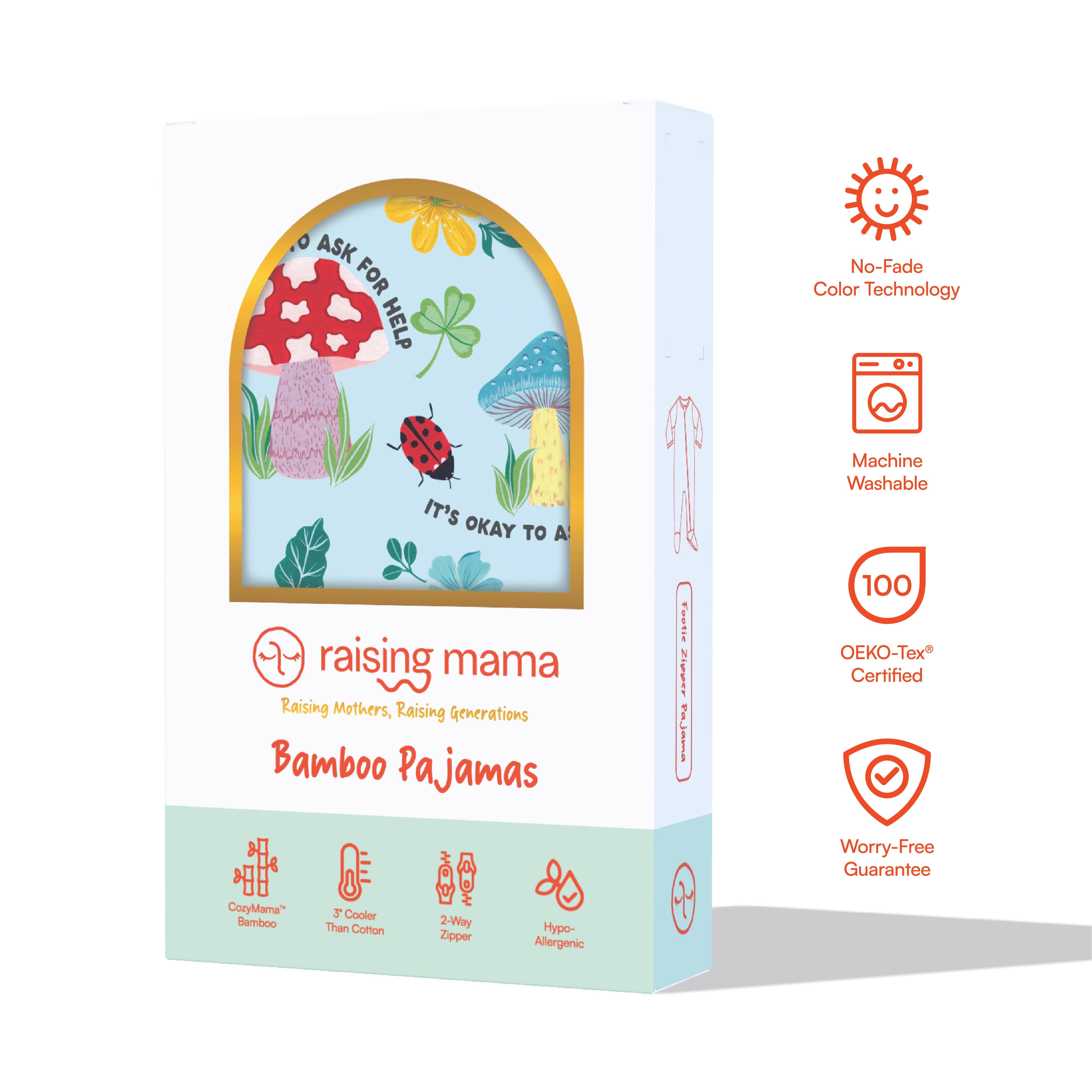 The Second-skin Footie | Magic Mushroom | "it's Okay To Ask For Help"