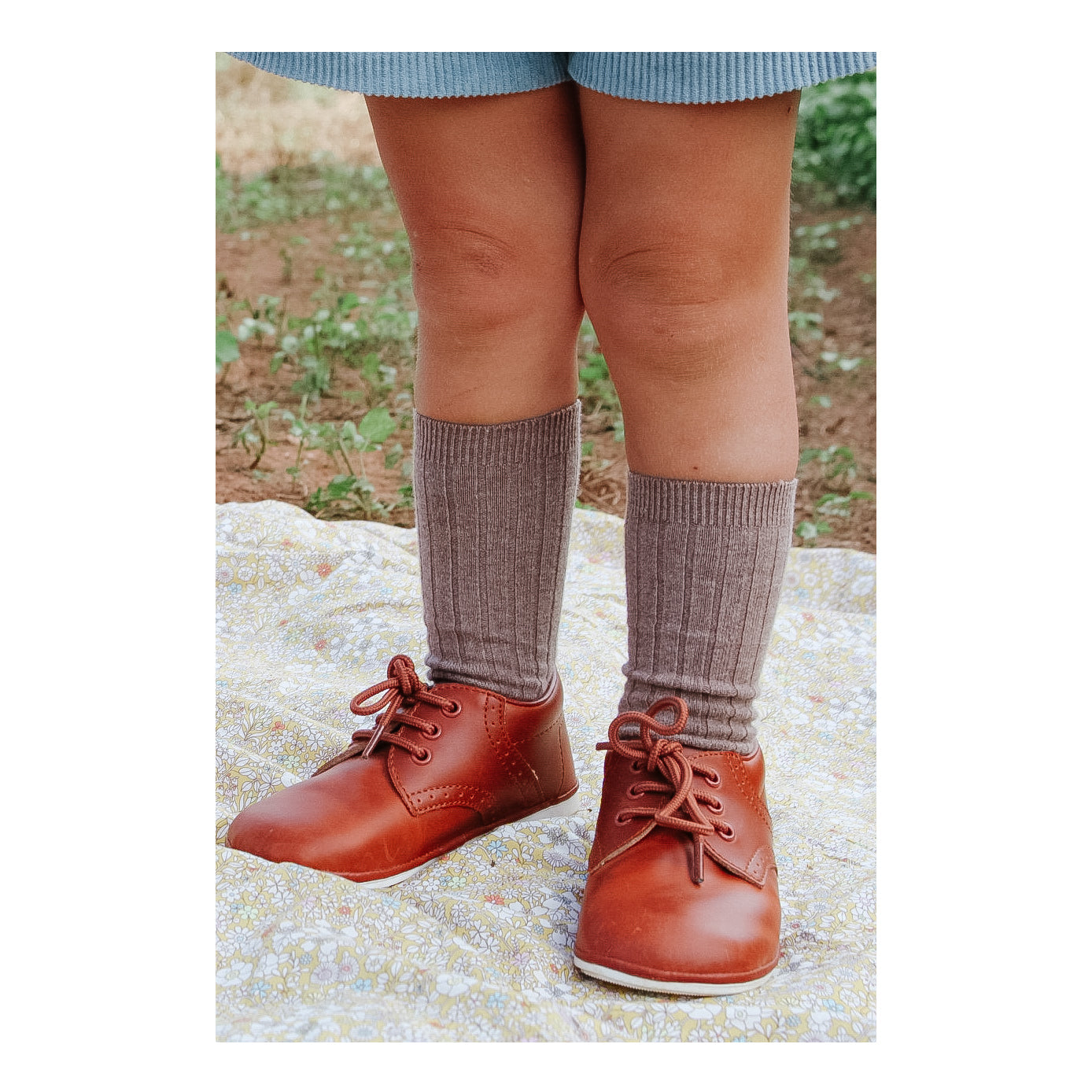 James Waxed Leather Lace Up Shoe (baby)