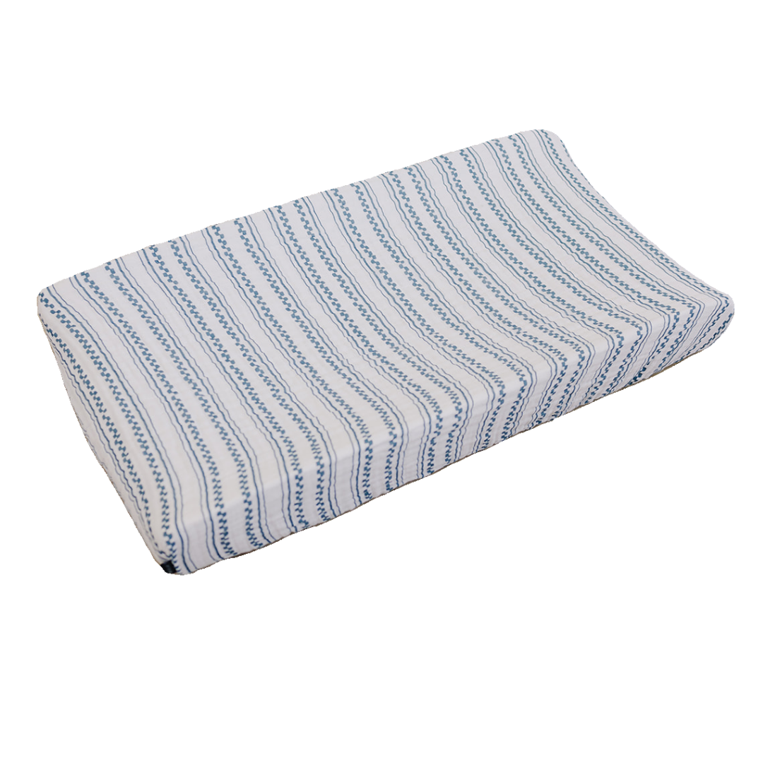 Western Stripe Classic Muslin Changing Pad Cover