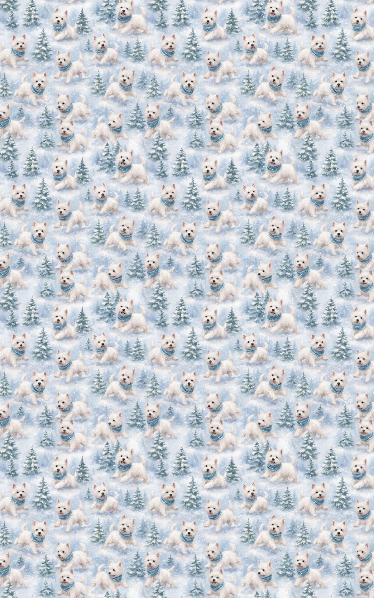 Westie Winter Wonderland Wrapping Paper