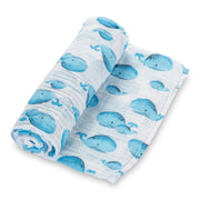 Whale, Whale, Whale Swaddle Blanket