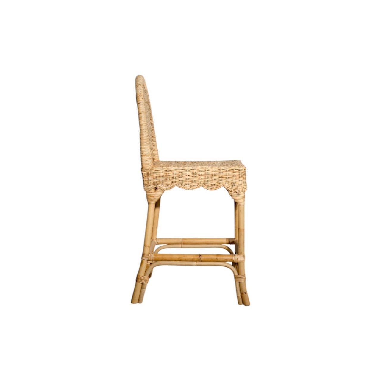 Dunlin Scalloped Counter Height Bar Stool