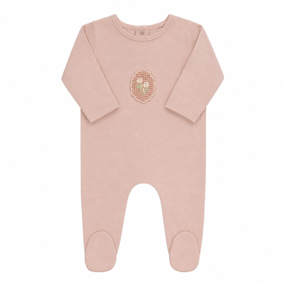 Crochet Applique (cotton) Footie