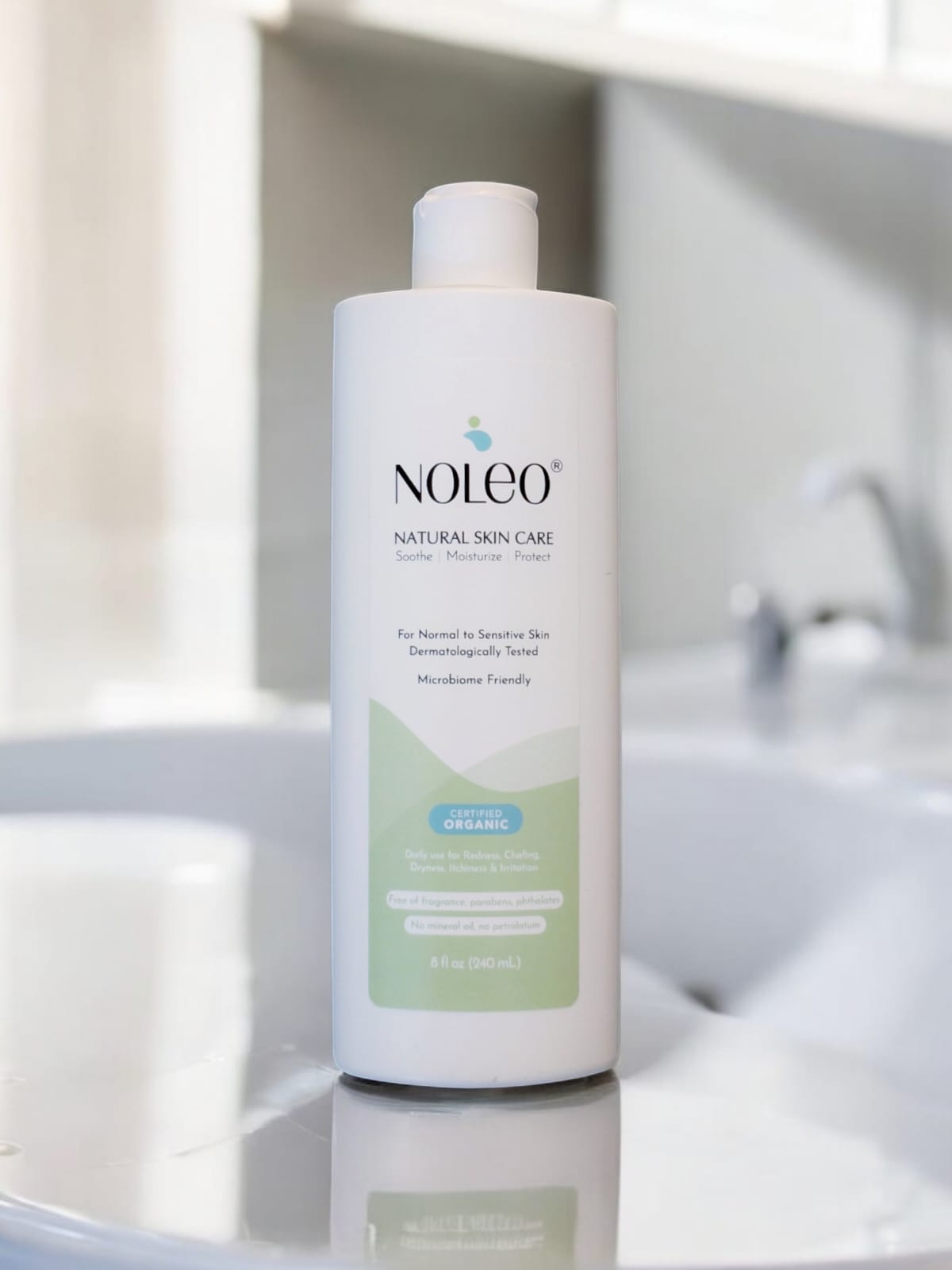 Noleo Natural Skin Care - Sensitive Skin, Deep Moisturizer - 8oz