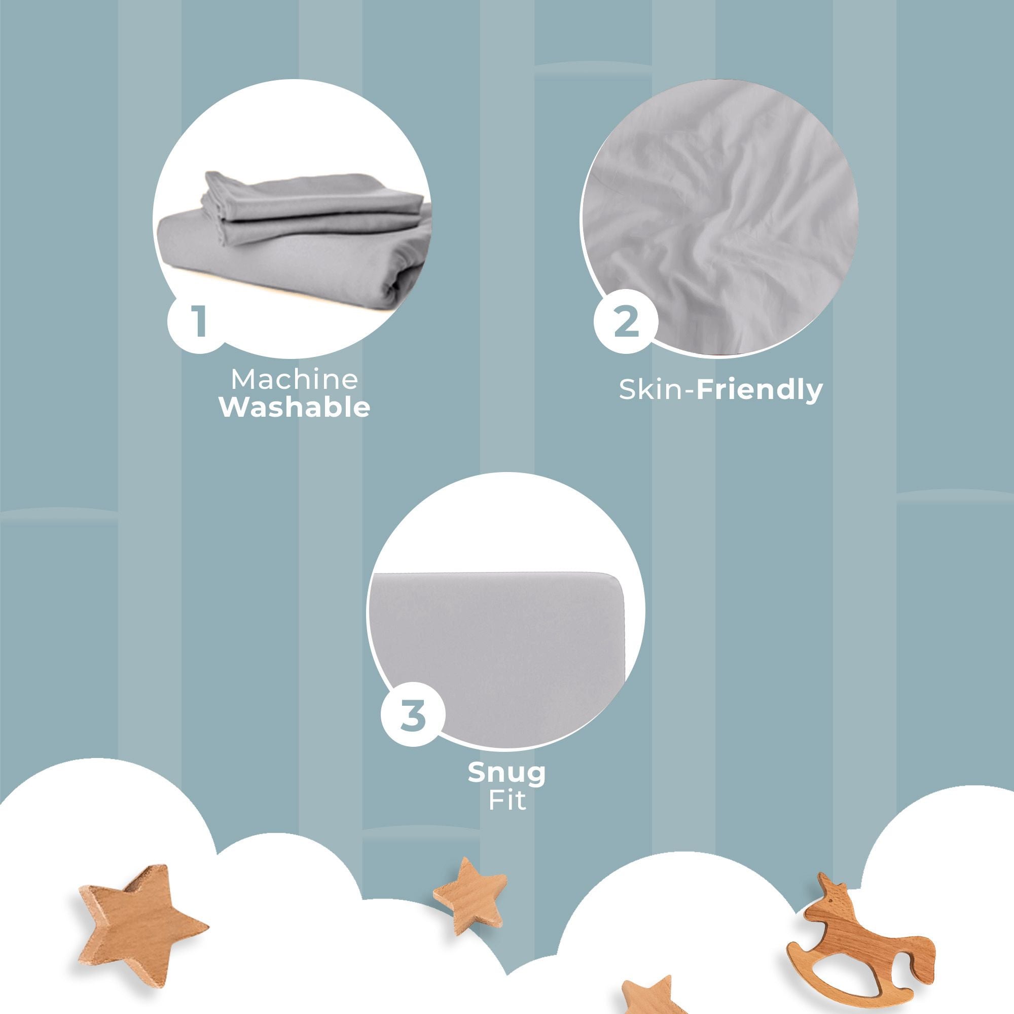 Nyte Nyte Bamboo Fitted Crib Sheet