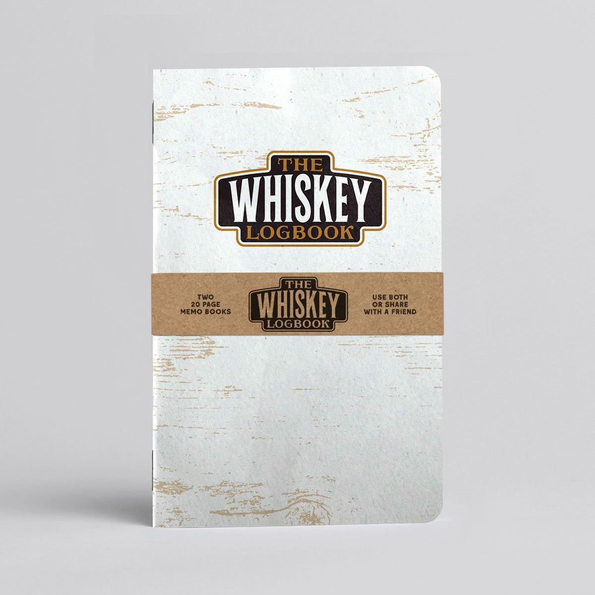 The Whiskey Logbook - Two - 20 Page Pocket Sized Memo Books