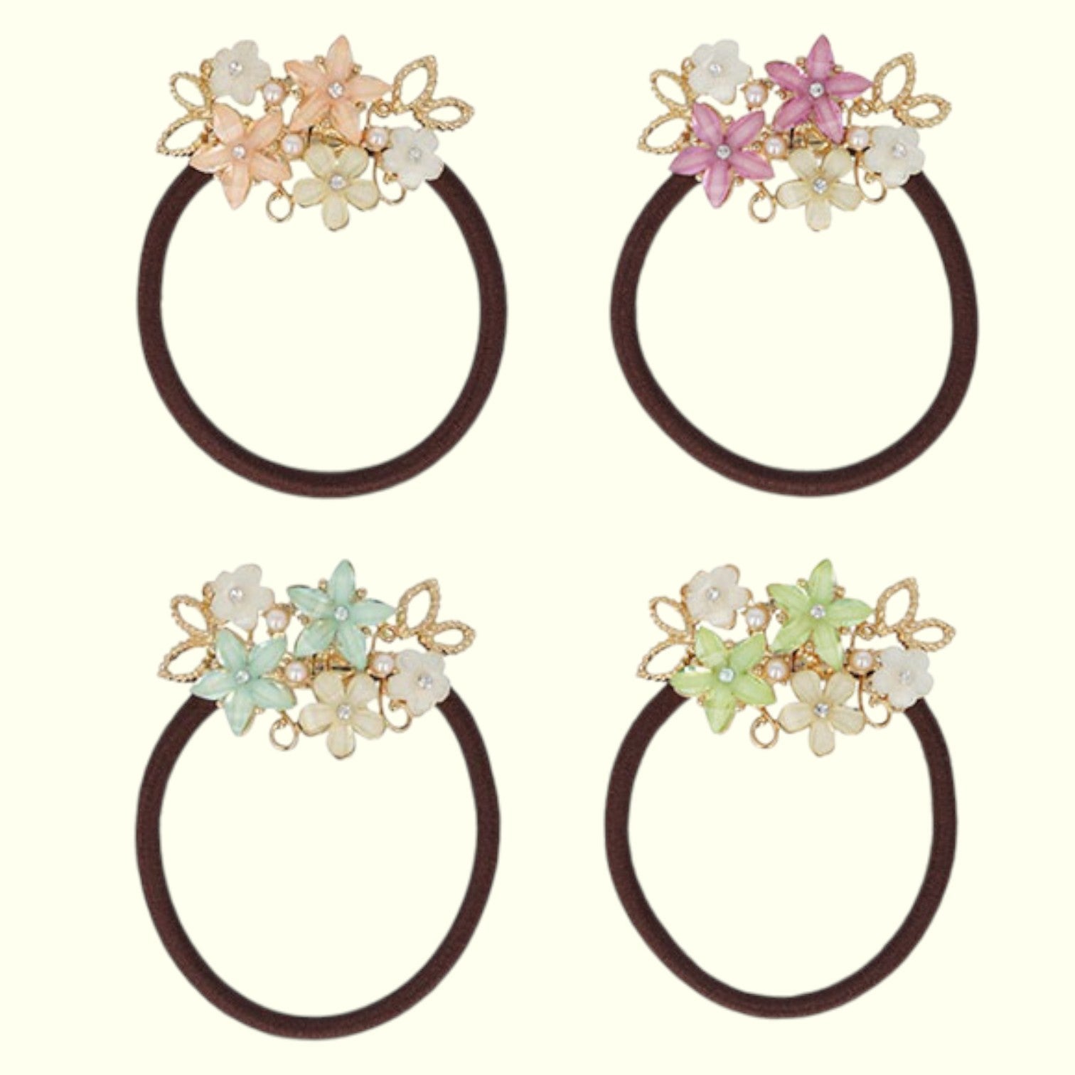 Whisper Blossom Hair Ties