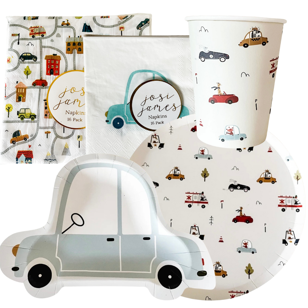 Car Party Tableware Set