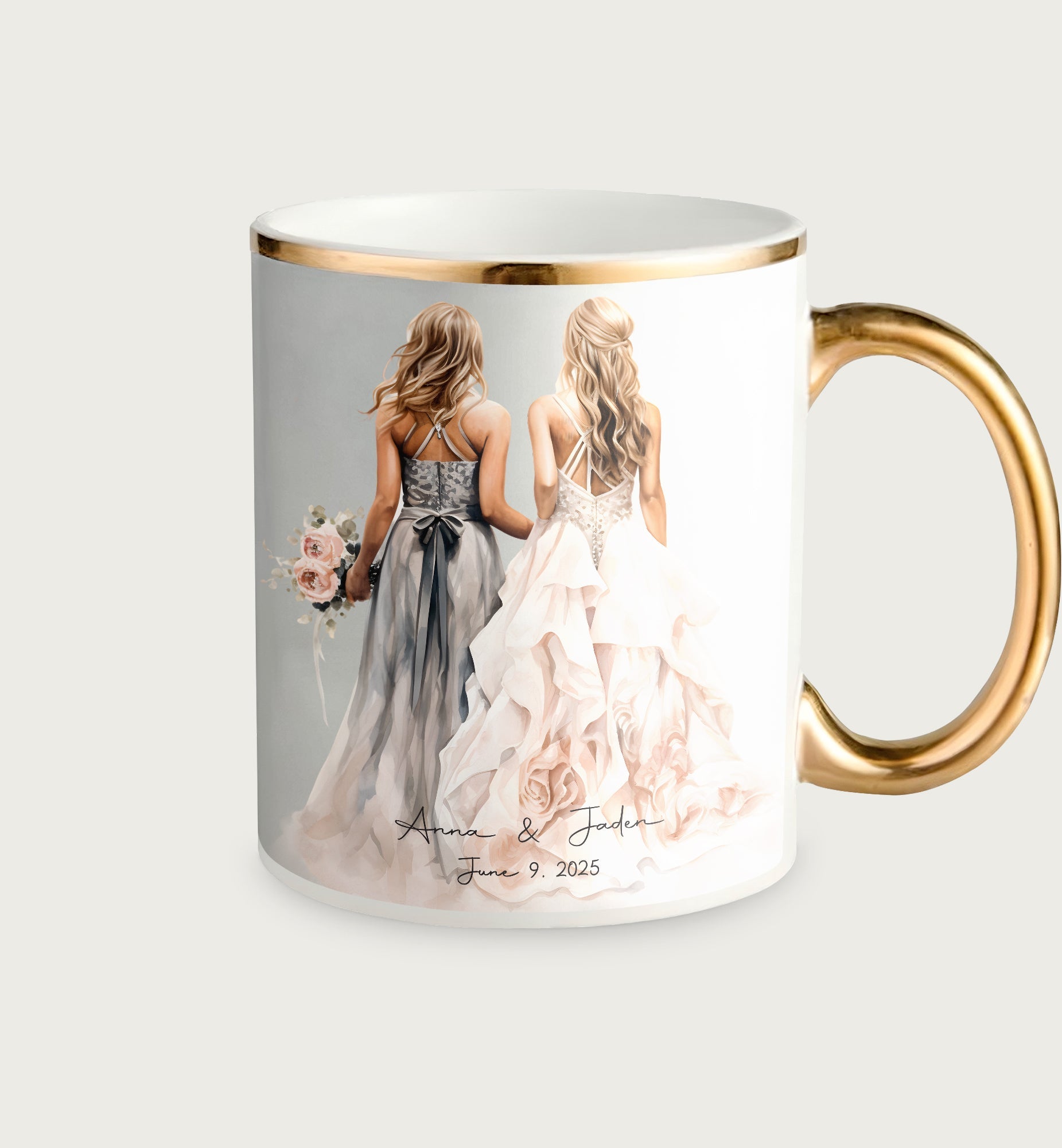 Bridesmaid Proposal Mug - Caucasian