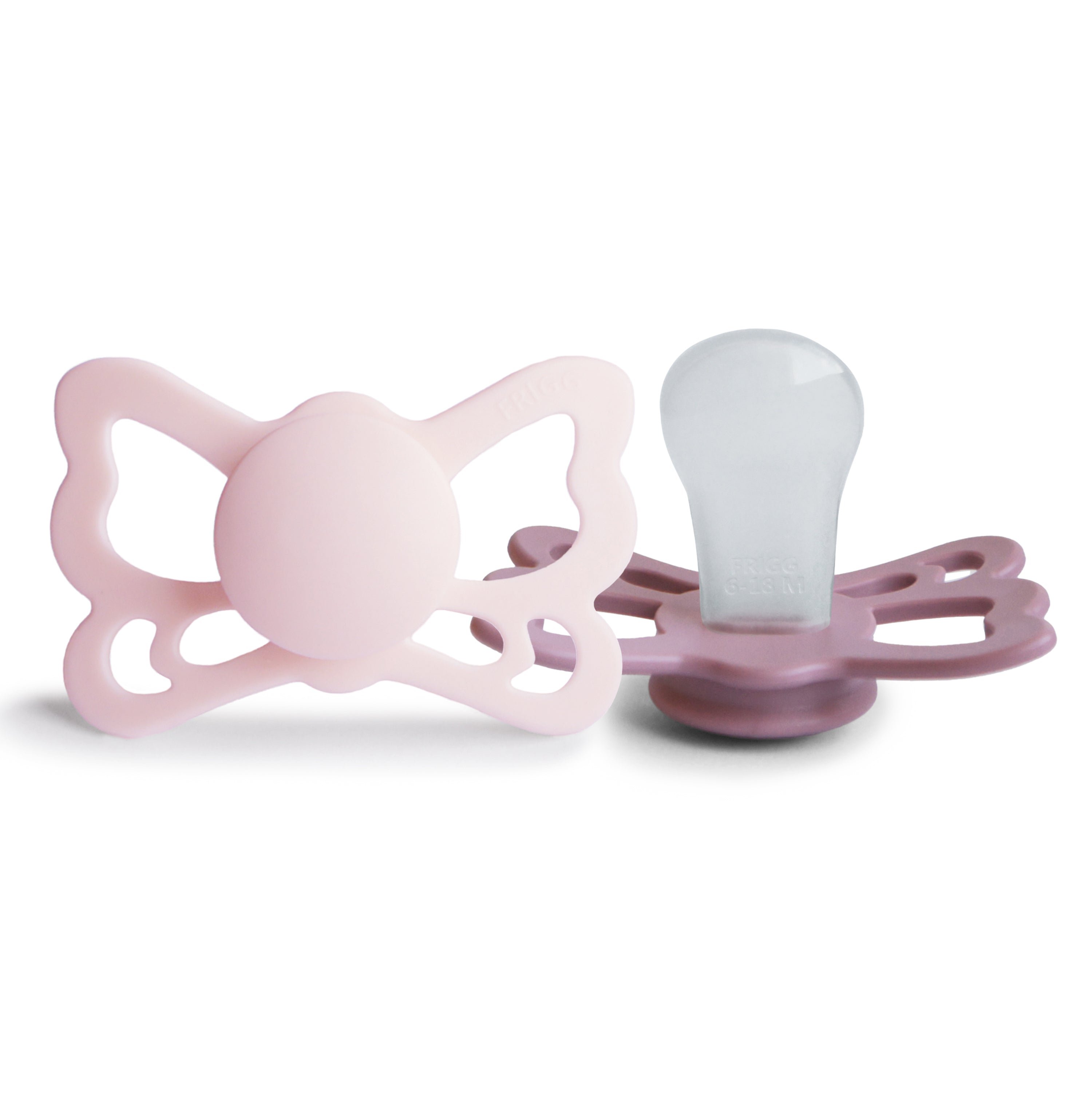 Frigg Butterfly Anatomical Silicone Pacifier 2-pack (6-18 Months)