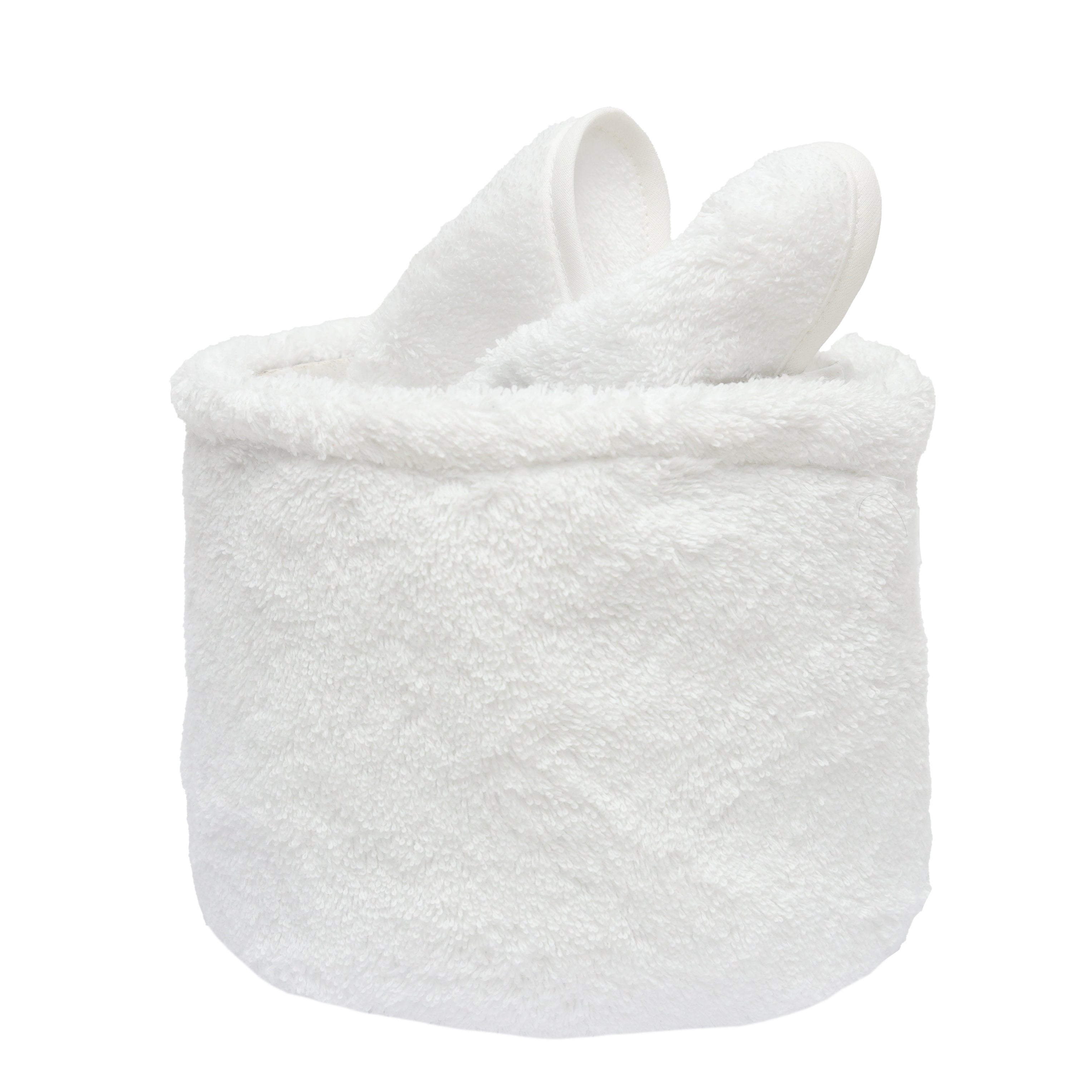 Terry Washcloth Basket