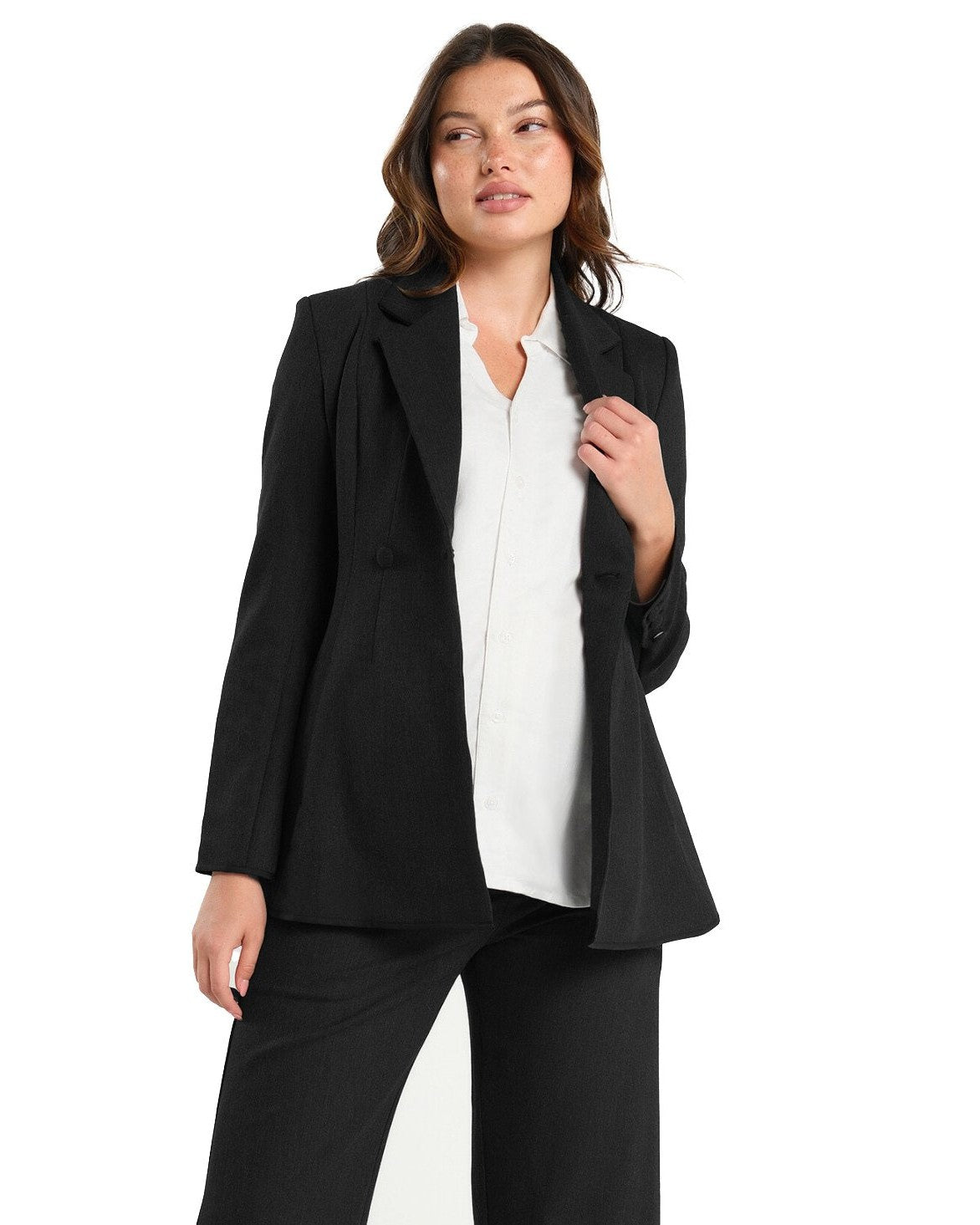 No-gap Maternity Nursing Button Down Shirt (regular & Petite)